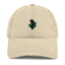 Load image into Gallery viewer, Osanyin Distressed Dad Hat
